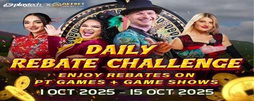 Playtech Daily Rebate Challenge | Win Up to ₱600 Daily